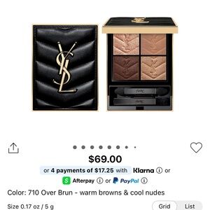 Saint Laurent Couture Mini Clutch Eyeshadow